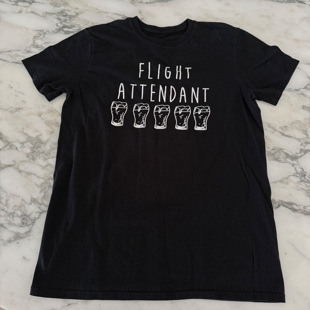 Flight Attendant Definition Orlando ALE Line T-shirt  Shirt Size  S